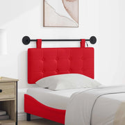 Testiera sospesa Con luce LED Rosso Similpelle 3424382