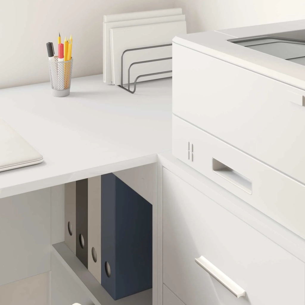 Credenza con cassetto Bianco 38 x 34 x 75 cm 869546