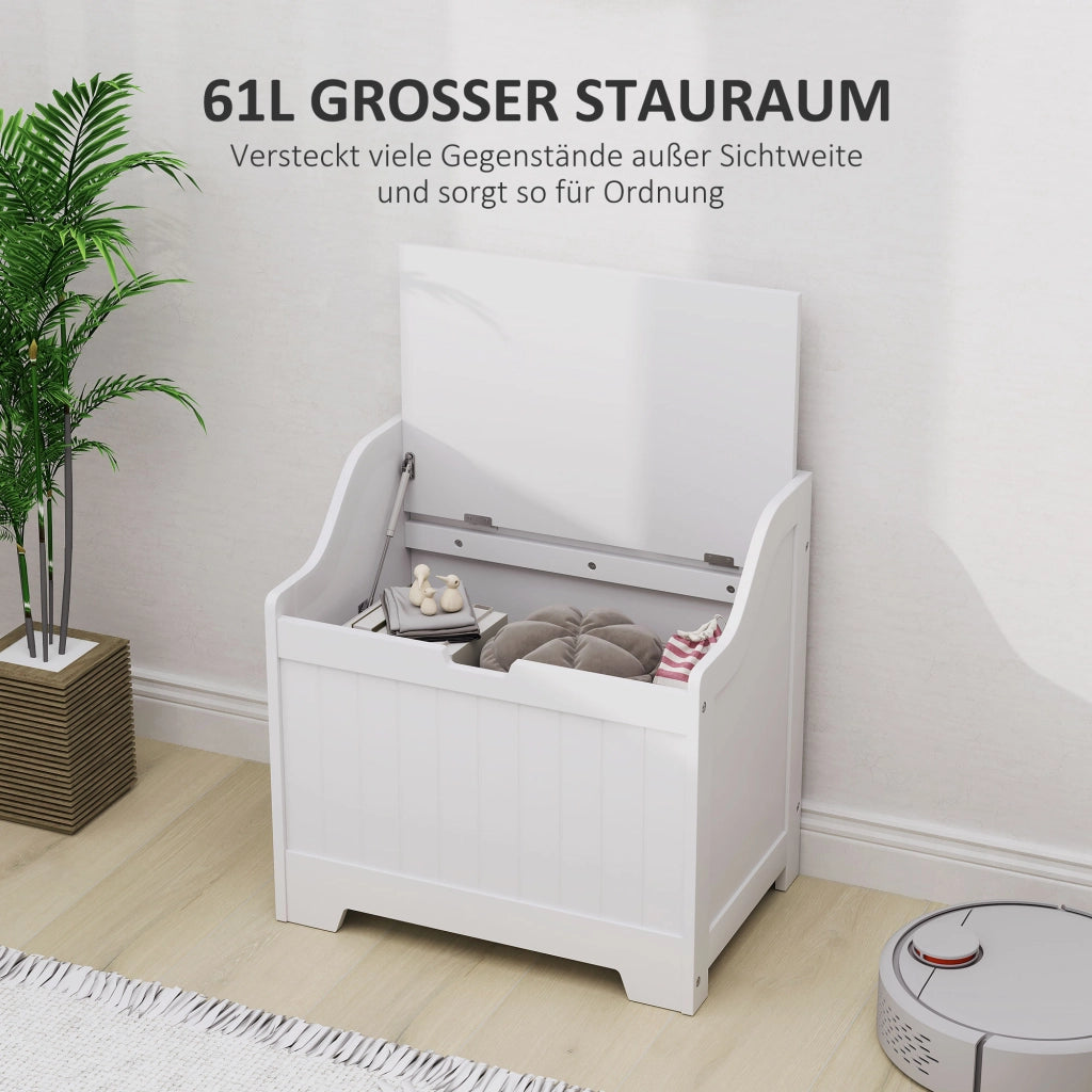 Cassa in legno con coperchio ¨C Minimal ¨C bianco