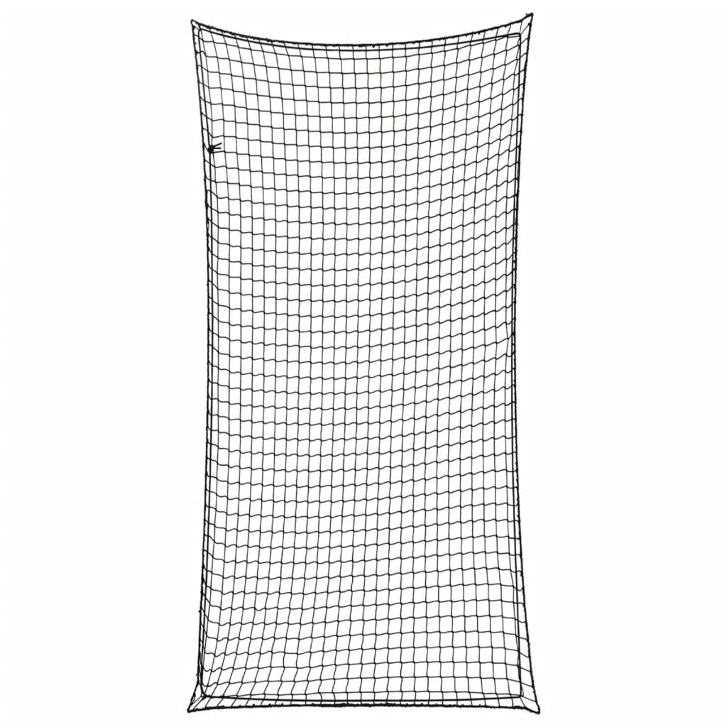 Rete di protezione per rimorchio ancoraggio per carichi portapacchi con corda elastica 6 x 3 m PP nero 02_0042231