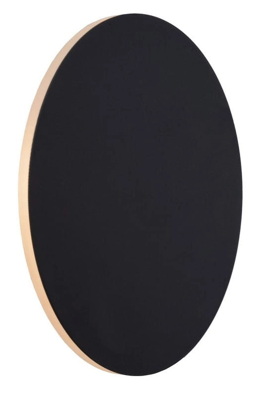 Applique Lucide Eklyps in alluminio nera LED 8W 3000K
