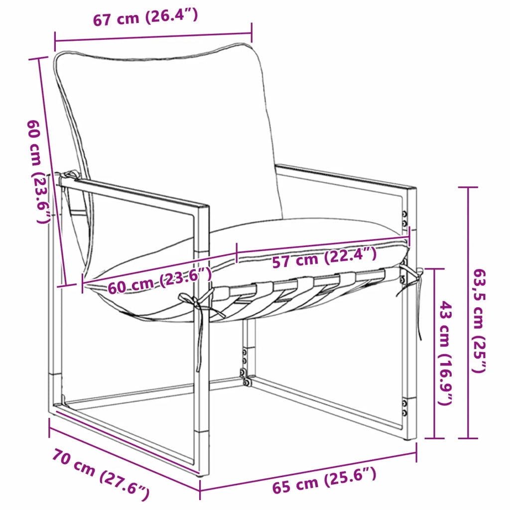 Set Divano da Giardino 3 pcs Nero e antracite Acciaio 42025093