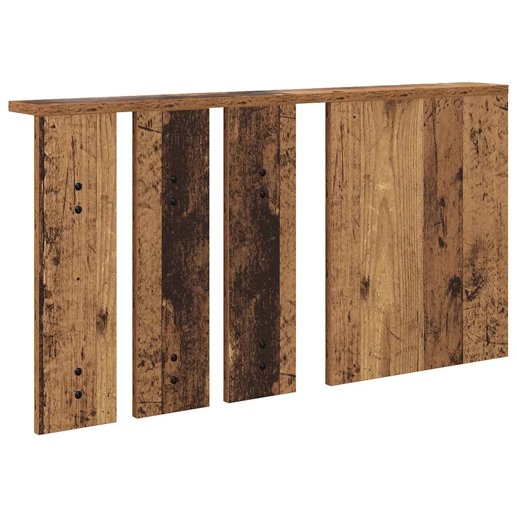 Appendiabiti a muro con specchio Legno vecchio 85 x 10 x 45 cm 874489