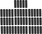 Eccedioppi 50 Stuks - Coperture di fine per cavi - Protezione per cavi di freno della bicicletta - Imbottitura in plastica acciaio - Diametro 5 mm - Lunghezza 18 mm - Coperture di fine per cavi di collegamento