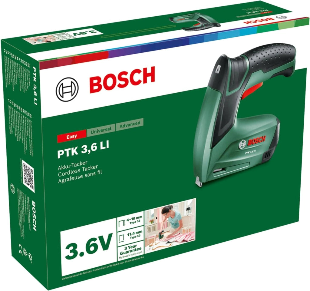 Agrafeuse sans fil BOSCH - PTK 3,6 Li