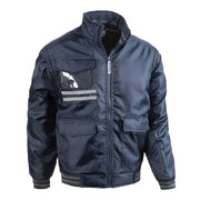 Giubbino quick XXL blu con maniche staccabili