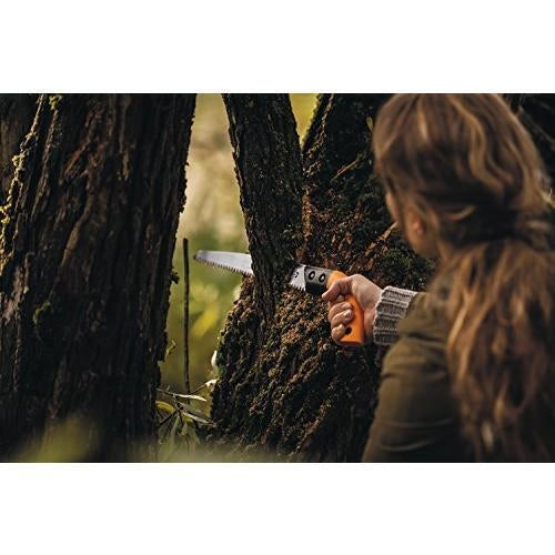 Fiskars 1001620 SW84 Seghetto a Lama Fissa 33 cm capacita' taglio 150 mm impugnatura SoftGrip con fodero colore Nero