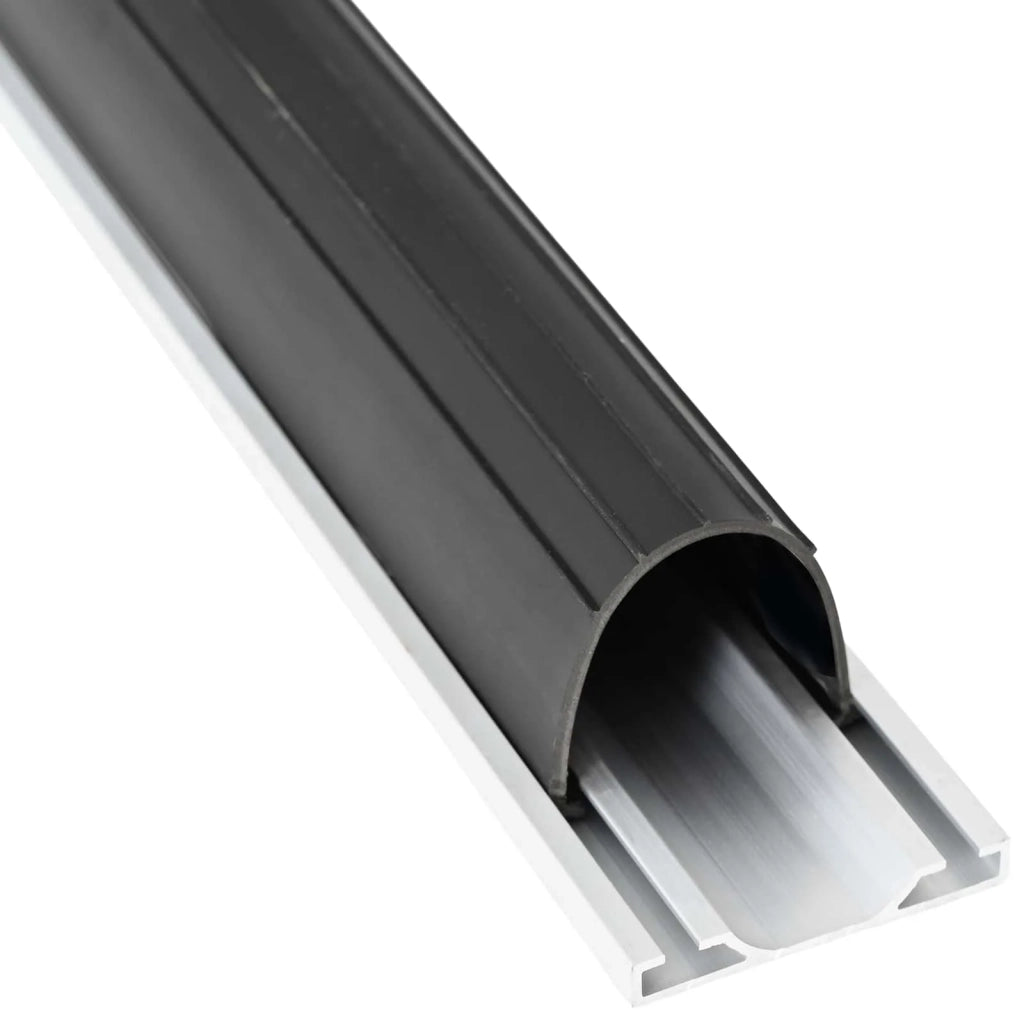 Sigillo Porta Garage Nero 70 x 6 mm 5,5 m PVC 42038314