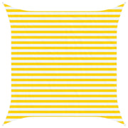 Vela Parasole | Telo Ombra | Vela da ombra solare Giallo e Bianco 3 x 3 m