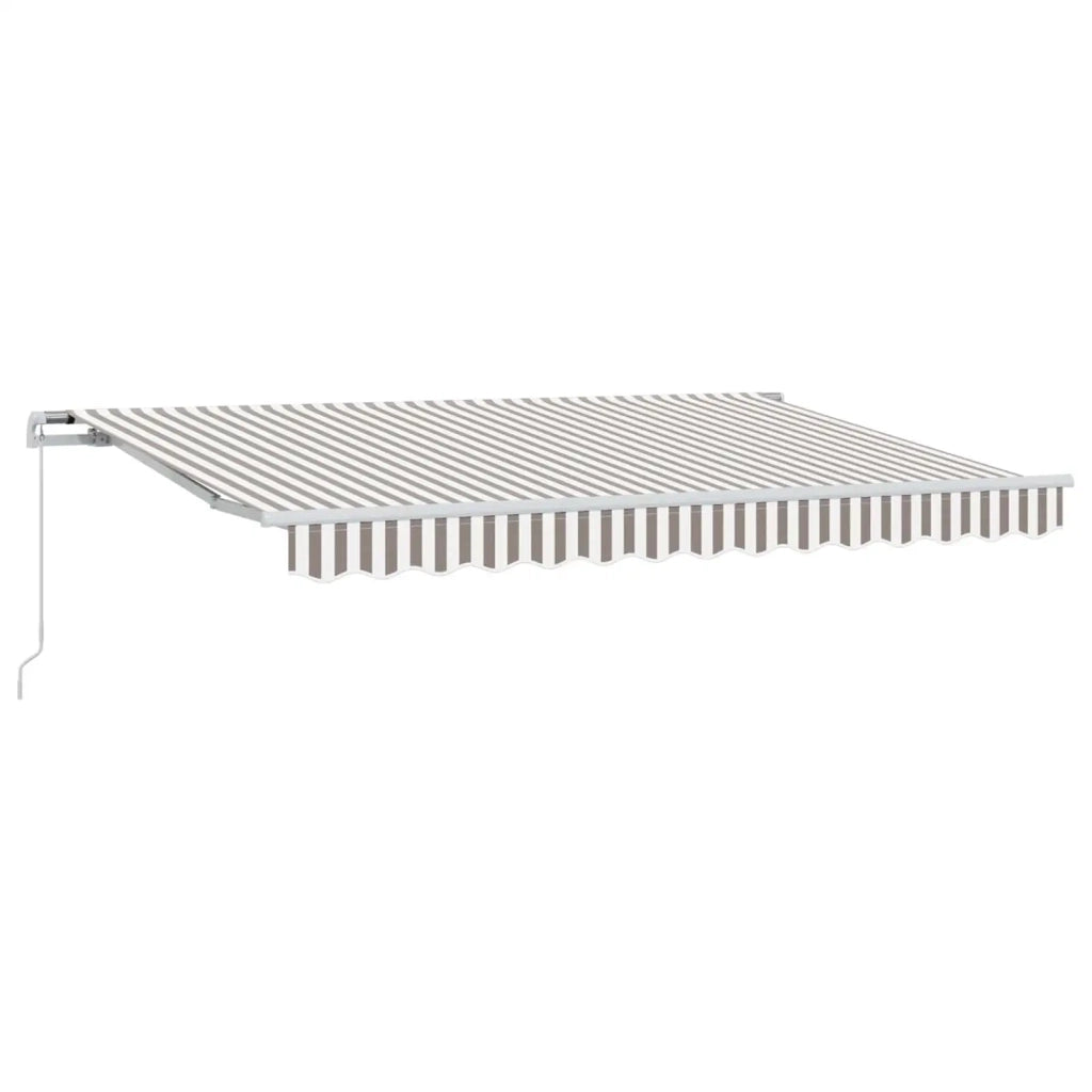 Tenda retrattile Grigio chiaro e bianco 3 x 2,5 m 3425832