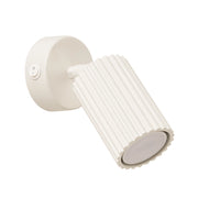 Lampada da parete KARBON beige con interruttore