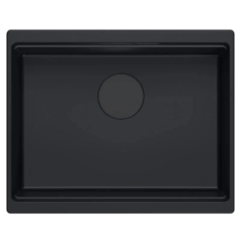 Lavello In Granito Logan 100 Black Tappo nero