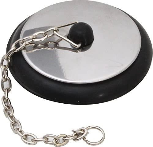 PEDRINI TAPPO PER LAVELLO IN ACCIAIO INOSSIDABILE NERO 6 CM