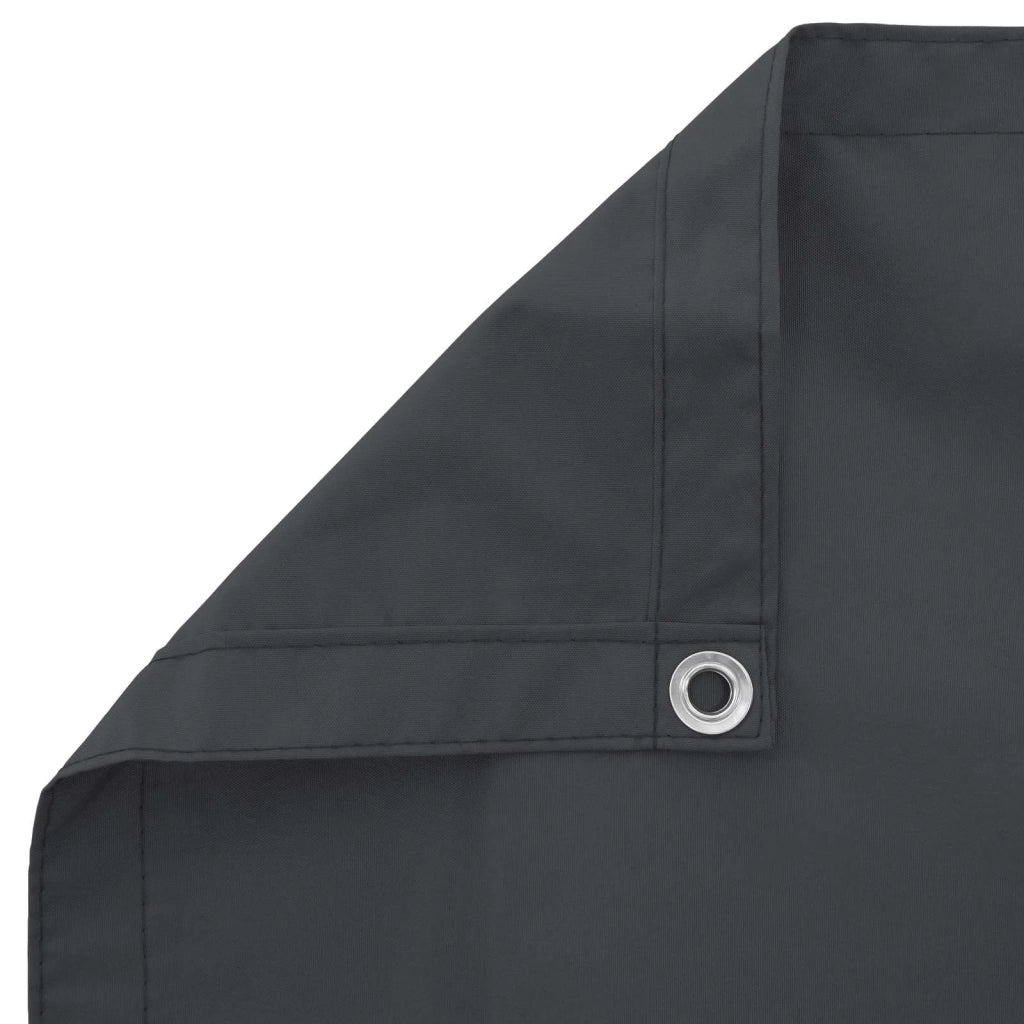 Schermo da balcone Nero 110 x 600 cm Tessuto Oxford 42030860