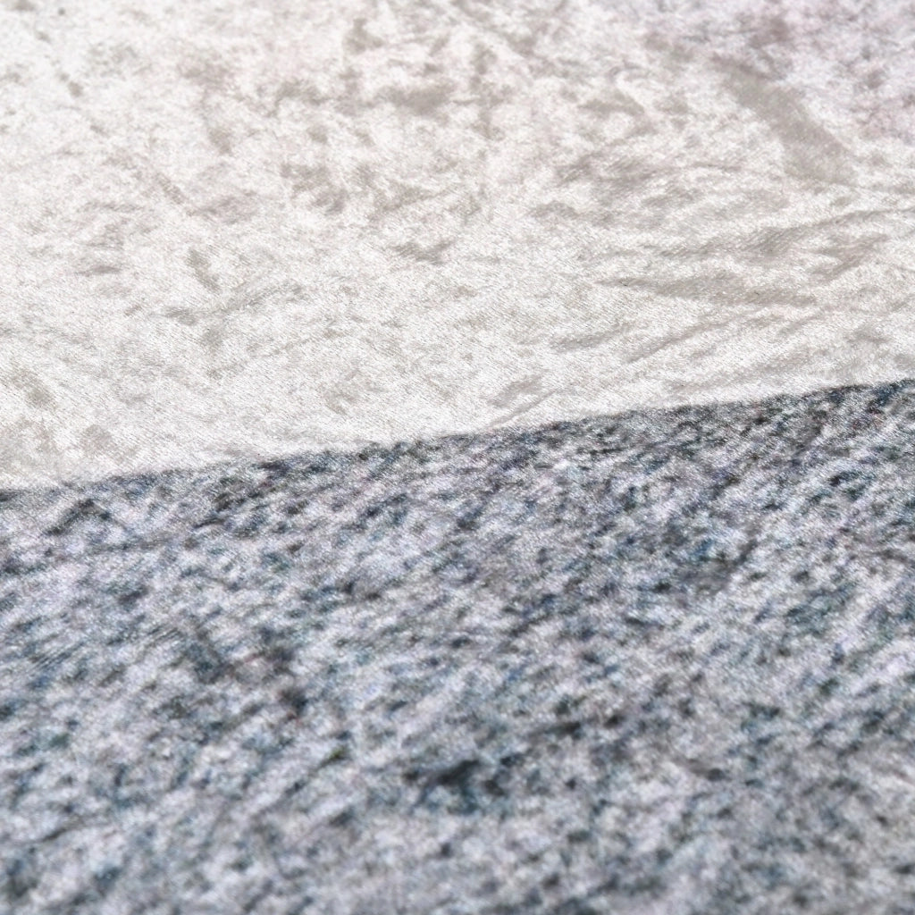 Tappeto Moderno Geometrico Velluto Grigio ¨C Minimal ¨C 230x160 cm