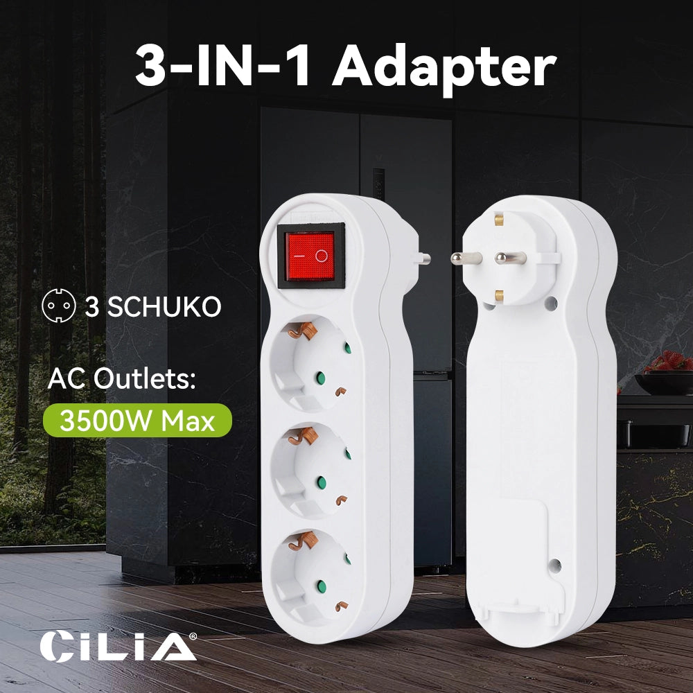 Ciabatta Multipresa con Interruttore ¨C Xylo ¨C Bianco