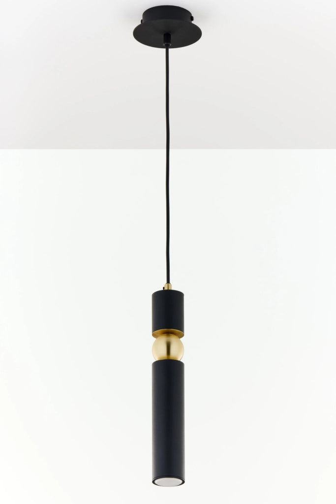 Lampada a sospensione moderna nera oro GU10 ALAS Jupiter
