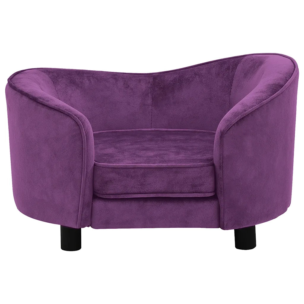 Divano per Cani Borgogna 69x49x40 cm in Peluche 171024