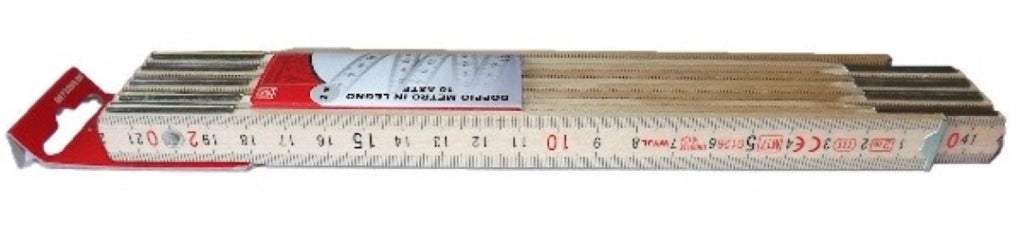 Metro Doppio Legno Doppia Grad. Set 5 Pezzi - Oreca New