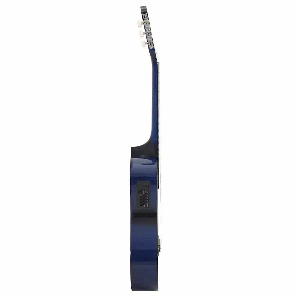 Set Chitarra Western 12 pz con Equalizzatore e 6 Corde Blu 70141