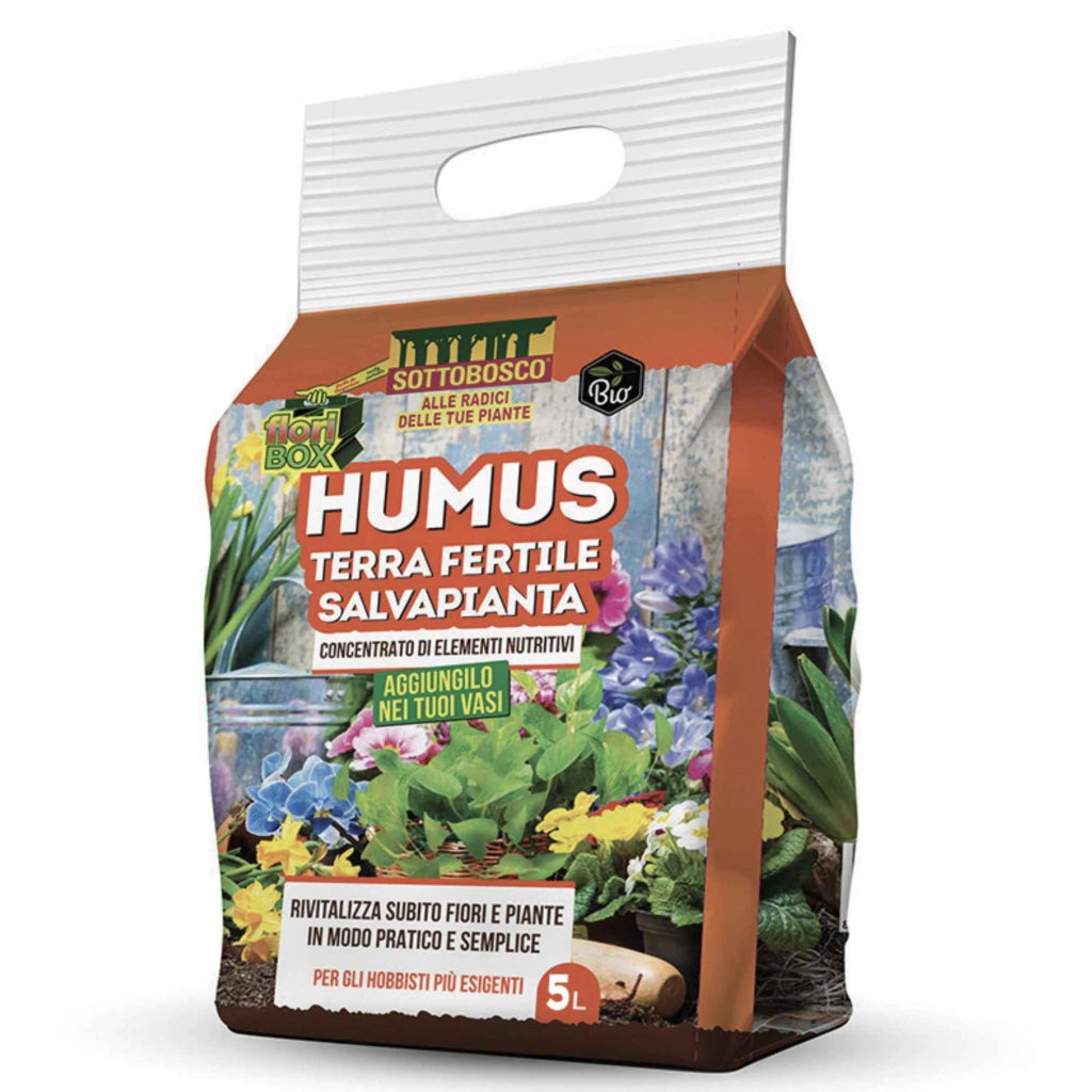 Hummus terra fertile 5lt salva piante