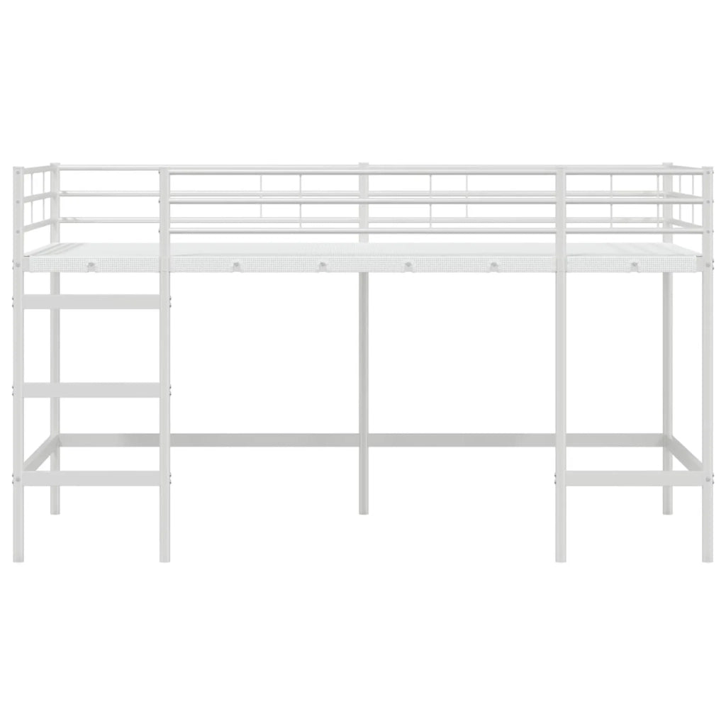 Struttura del letto loft per bambini-Giroletto per bambini Bianco 79,5 x 200 cm