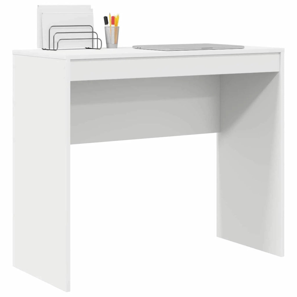 Scrivania | Tavolo da Ufficio Bianco 90 x 40 x 76 cm