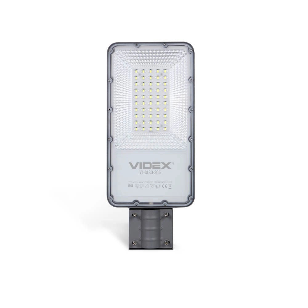 Lampione solare LED 2500lm 5000K telecomando IP65 Videx