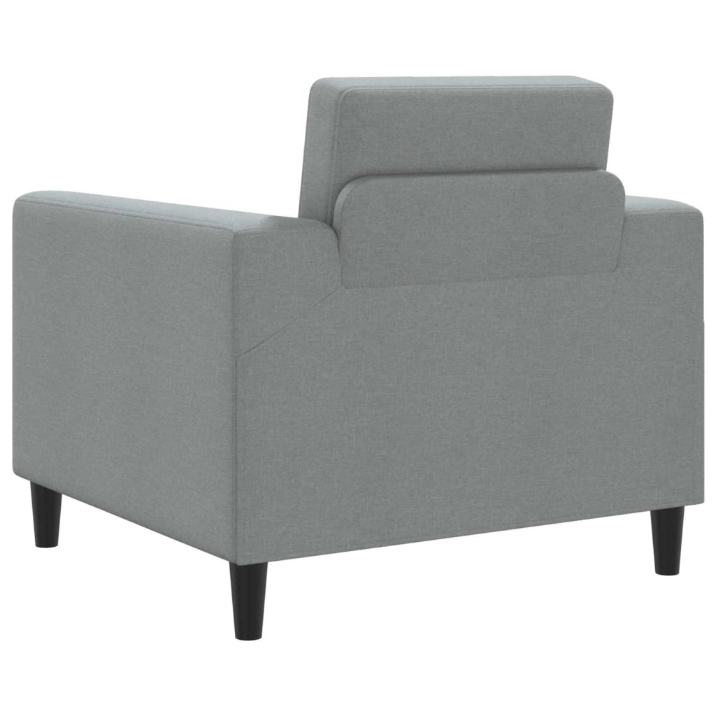 Poltrona Grigio Chiaro Tessuto 42042454