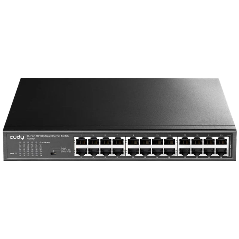 Cudy fs1024 switch di rete non gestito fast ethernet (10/100) nero - CUDFS1024
