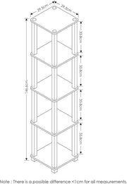 Pannello di display quadrato con 5 livelli e pannello angolare