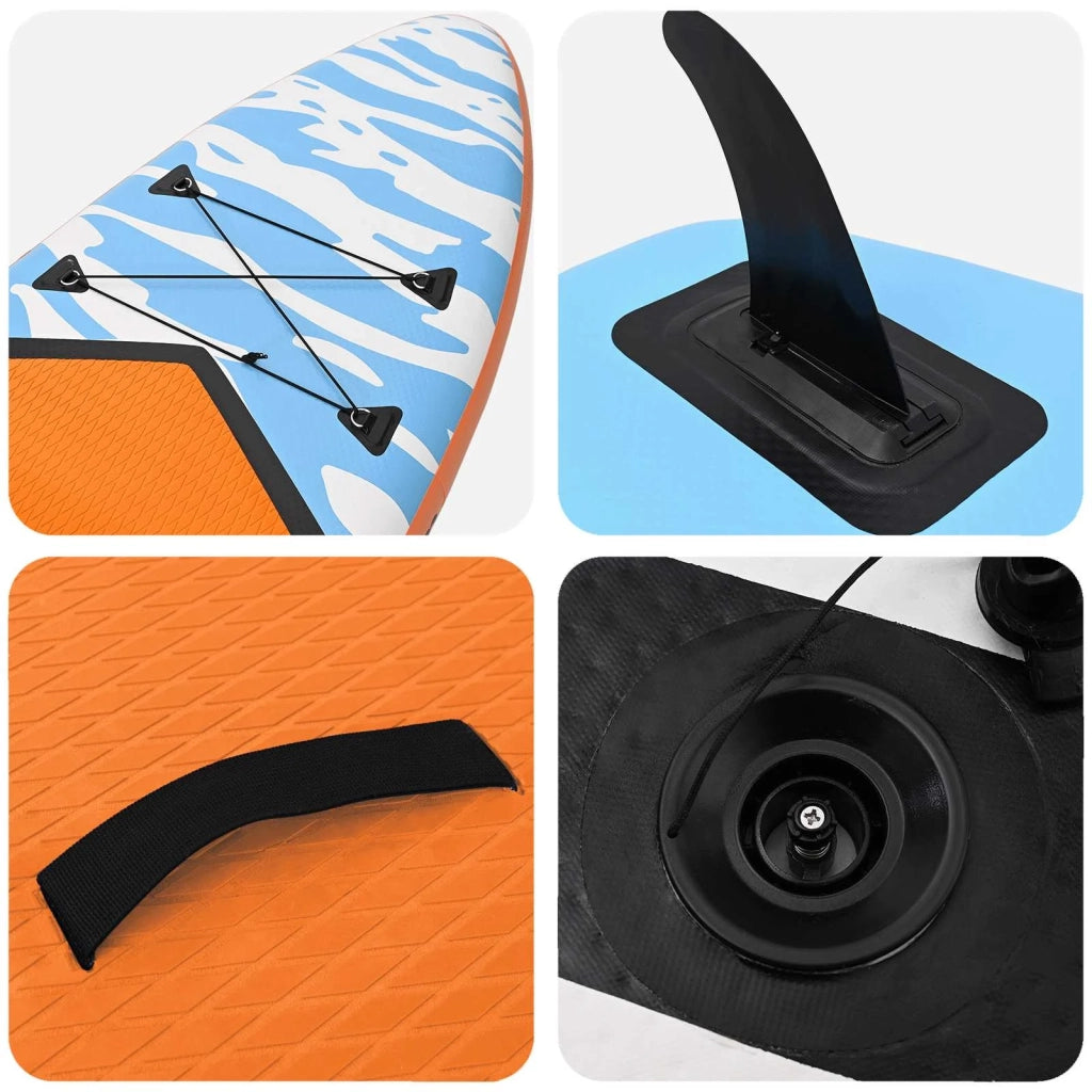 SUP Board con Seggiolino 2-in-1 TRITON 366 x 81 x 15 cm Blu per 42039134