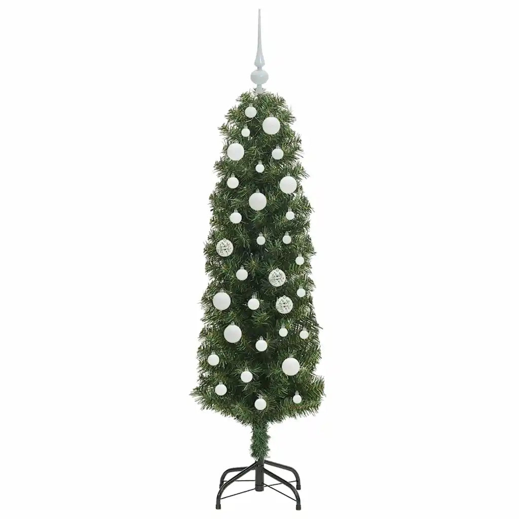 Albero di Natale artificiale con 150 LED Verde 150 cm 3394933