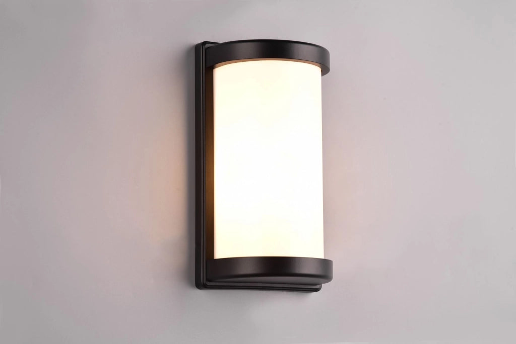 PUELO APPLIQUE DA ESTERNO NERA H.26,5CM IP44 1 LUCE ATTACCO E27