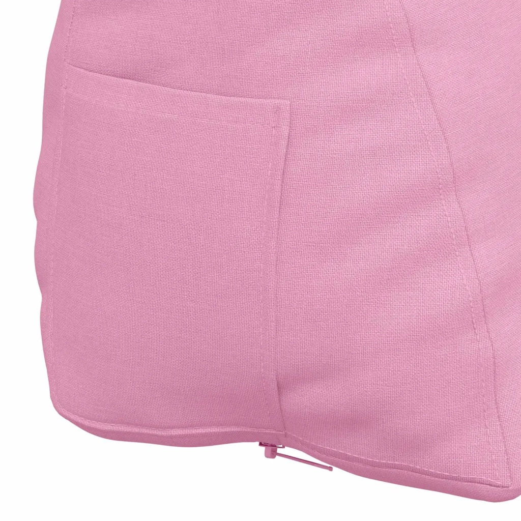 Cuscino per Schiena Rosa 60 x 20 x 50 cm Tessuto 42015046