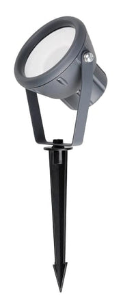 Paletto lampada esterno Lutec Mini Leto grigio LED IP65