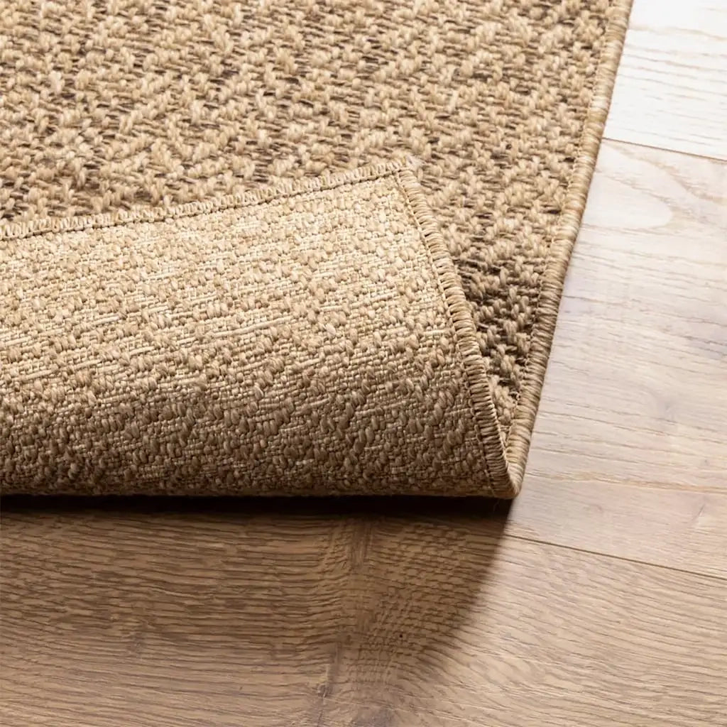 Tappeto del soggiorno | Tappeto ZIZUR 140x200 cm Aspetto Iuta per Interni ed Esterni