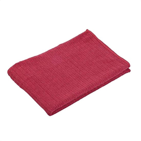 Pacchetto di 3 tovaglie microfibra lavabili a 50 x 70 cm Bordeaux