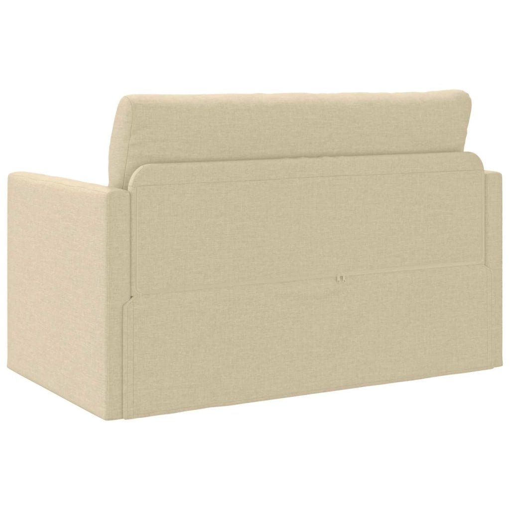 Divano letto | Sof¨¤ letto | Letto singolo 110cm Crema Tessuto
