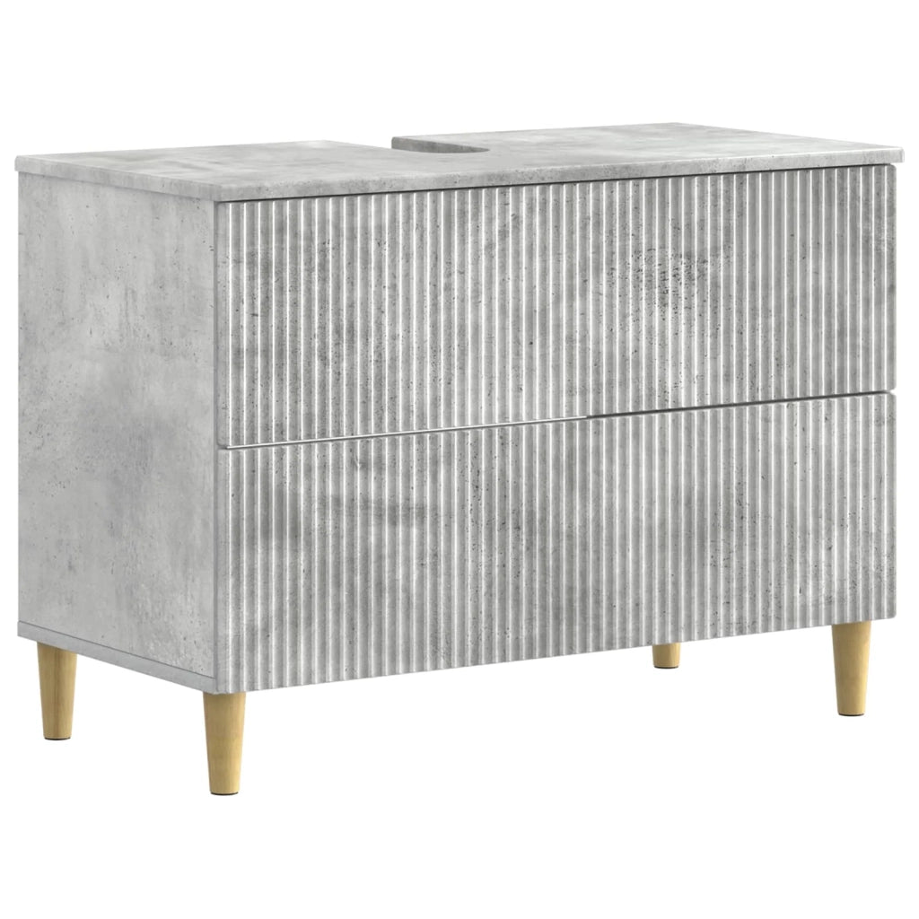 Set di Mobili da Bagno da 4 Pezzi ARNHEM Grigio Cemento 3417930