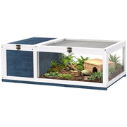 Casetta per Tartarughe ¨C Minimal ¨C Blu 91x60,5x32 cm