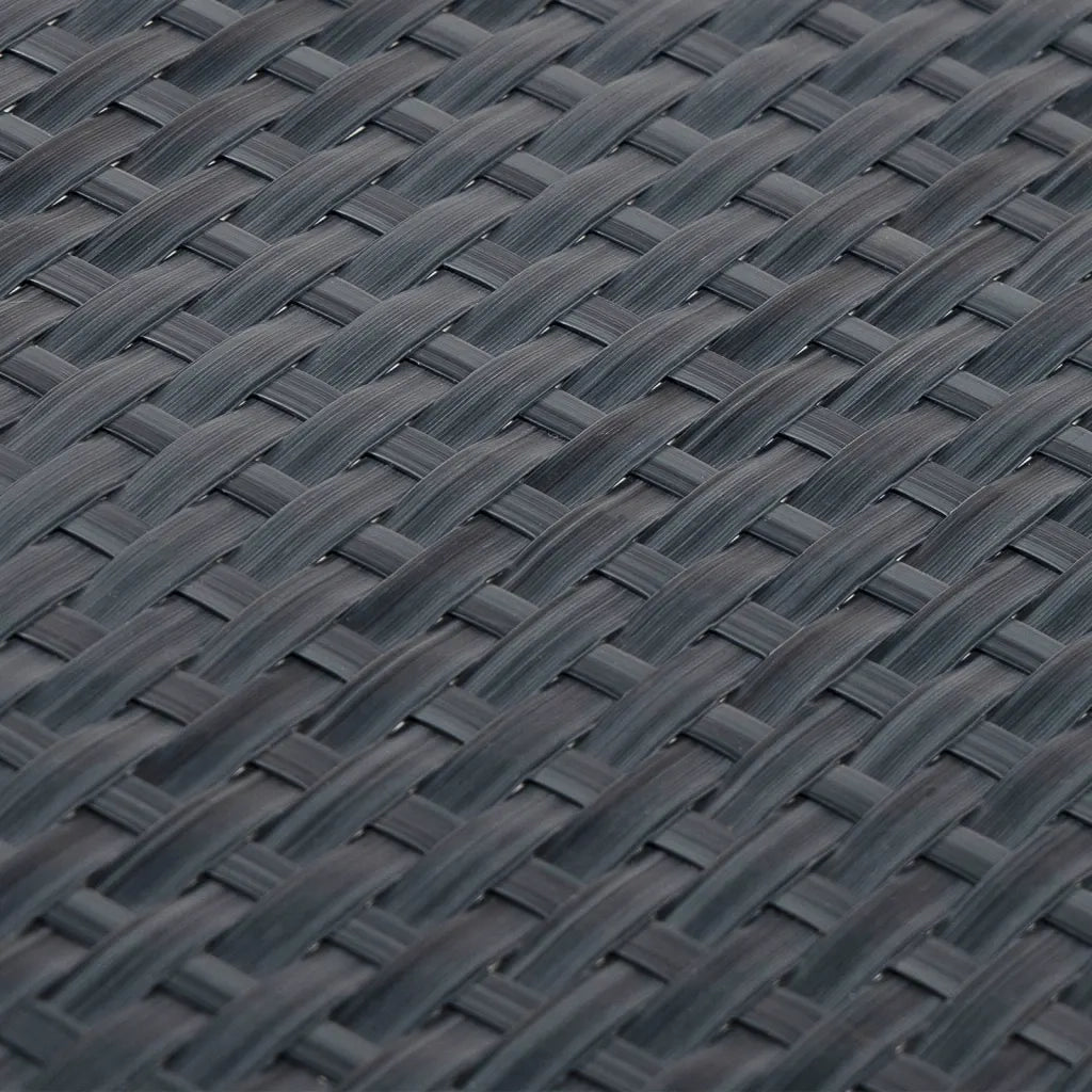 Schermi da Balcone 10 pz | Paravento Antracite 255x19 cm in Polyrattan