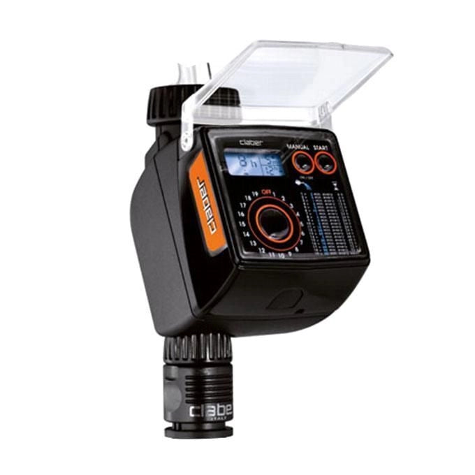 Claber 8483 Tempo Logic Programmatore Automatico Irrigazione 1 via 19 programmi LCD batterie AA attacco 3-4''