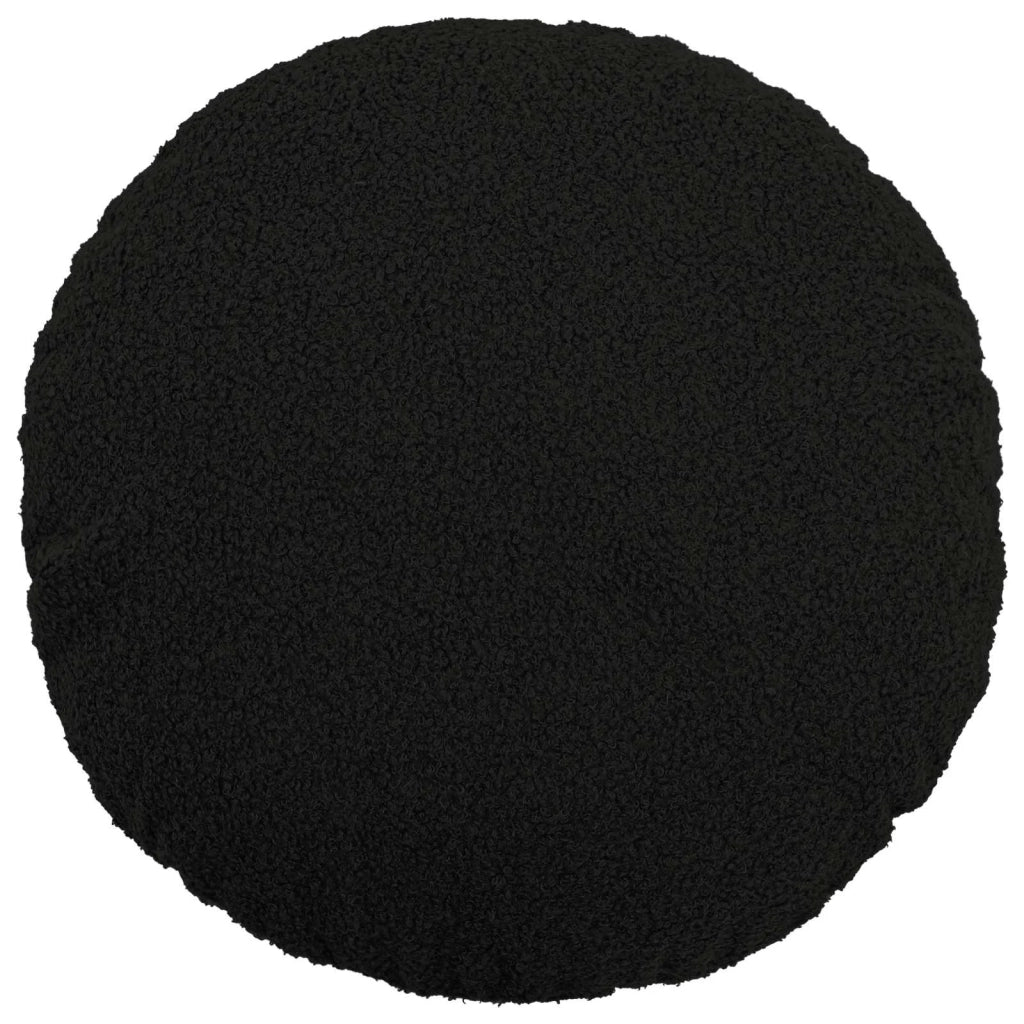 Federa 6 pcs HEERLEN Nero Ø 60 cm Bouclé 922950