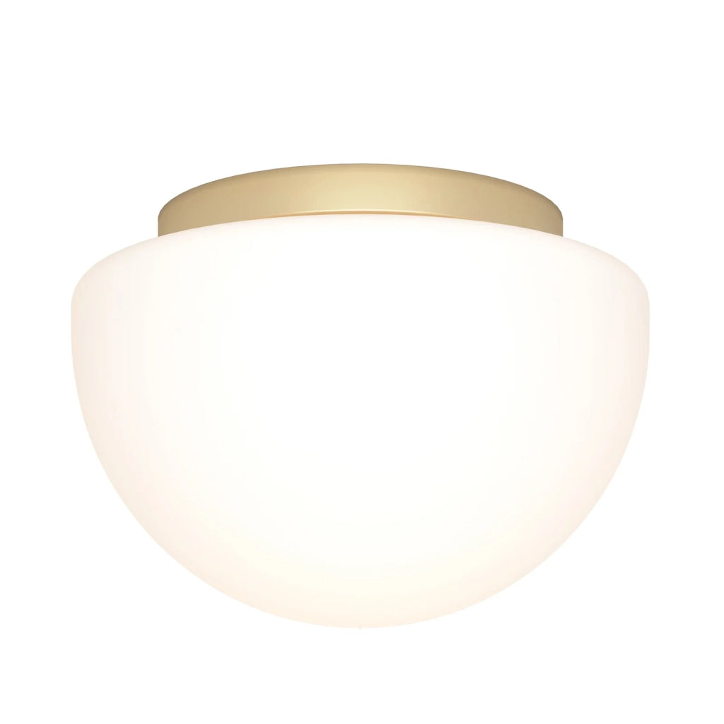 Maytoni Plafoniera Moderna Glassy 1 luce E27 oro metallo vetro