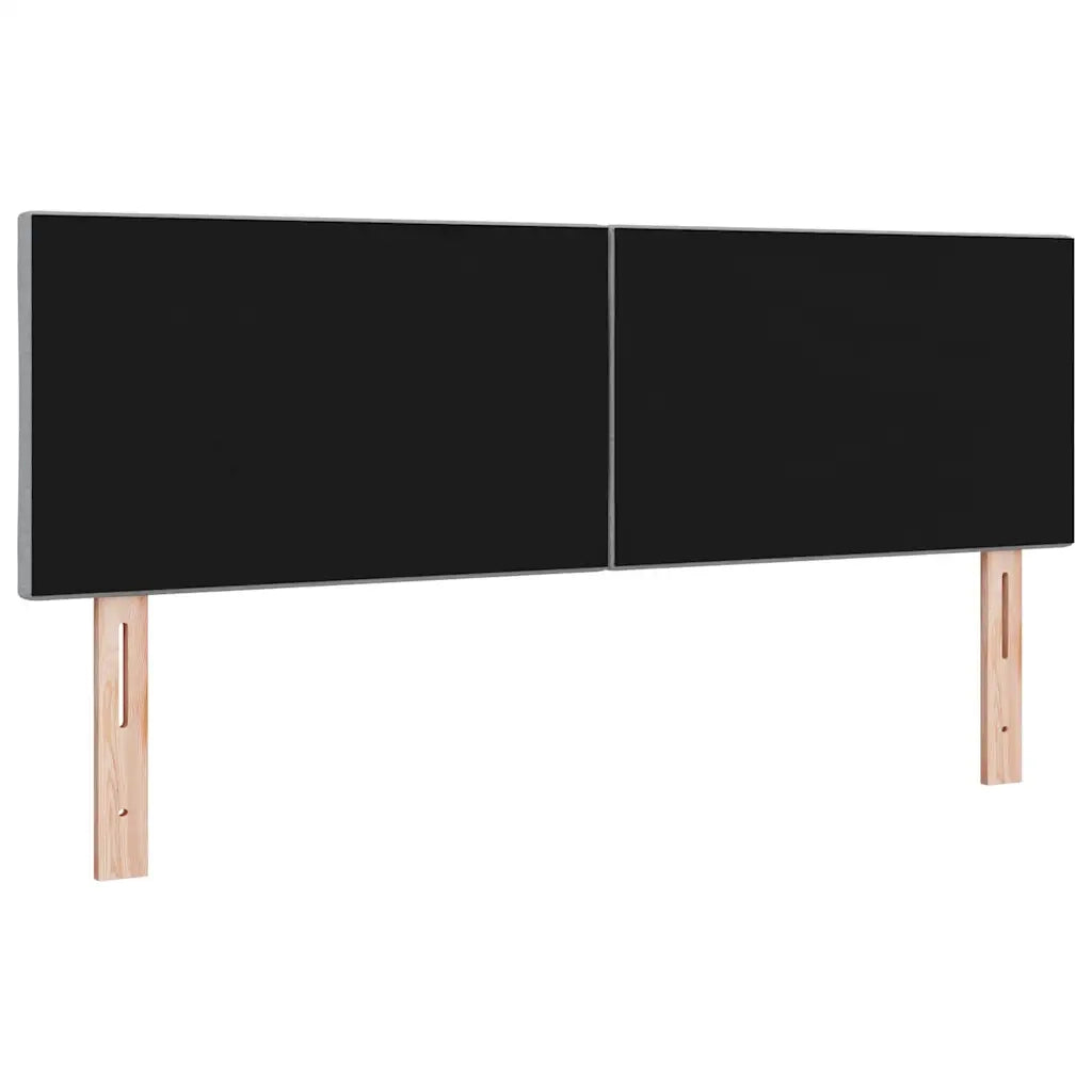 Testiera | Testata LED Grigio chiaro 160 cm Tessuto