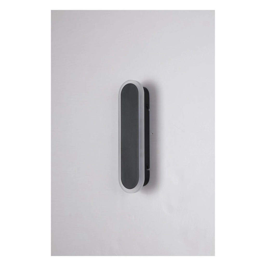 Applique da parete per esterni a LED Bordo, lunghezza 300 mm, nero