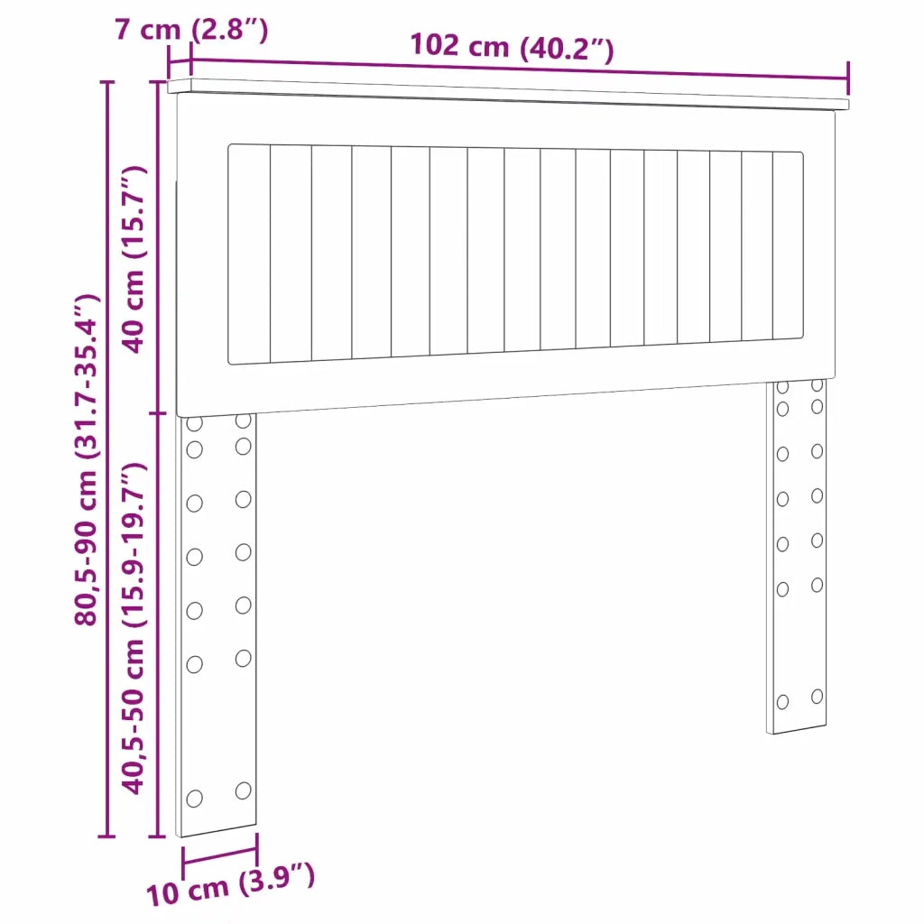 Testiera | Testata Rovere fum¨¦ Legno multistrato