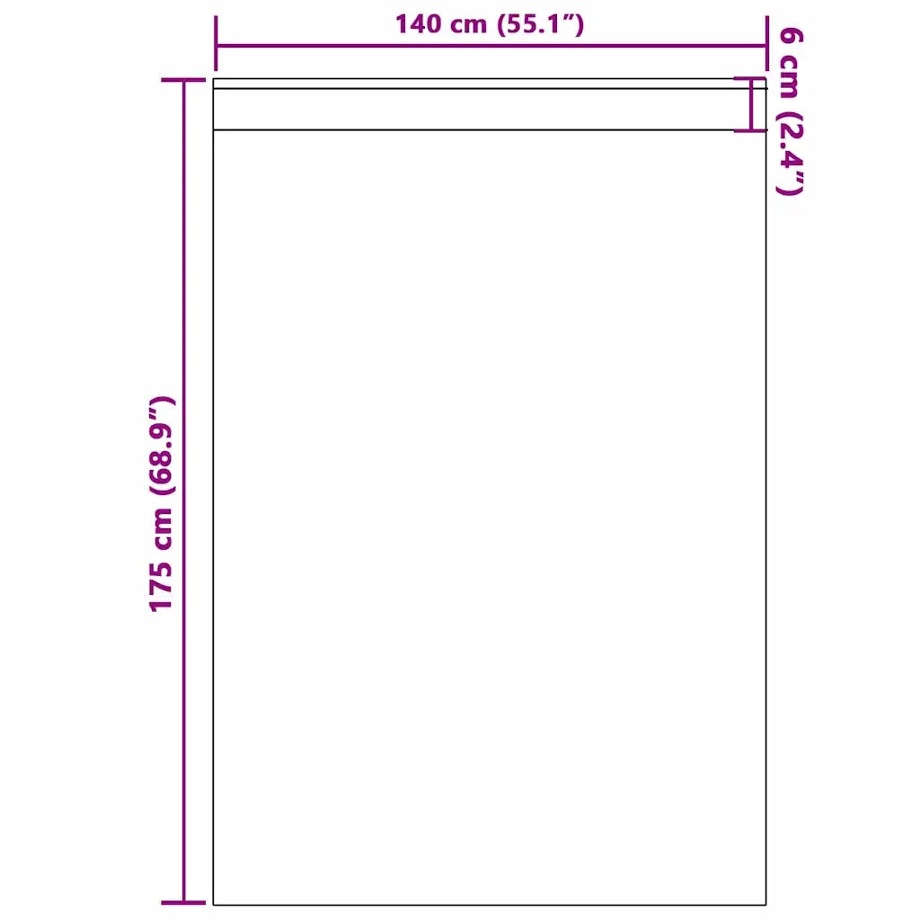 Tende Blackout con Anelli 2 pcs Blu Scuro 175 x 140 cm 4107474