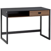 SCRIVANIA PER CAMERA E UFFICIO CON CASSETTO STILE INDUSTRIALE 110X50X76C